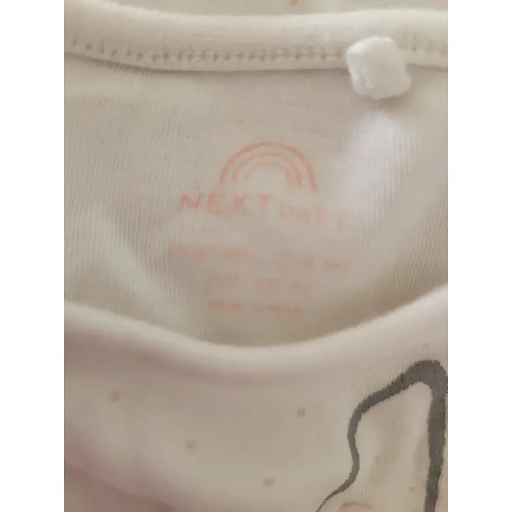 Next Baby Girl Bunny Romper - Size 1.5 -2‎ Years - Flutter Sleeves #8